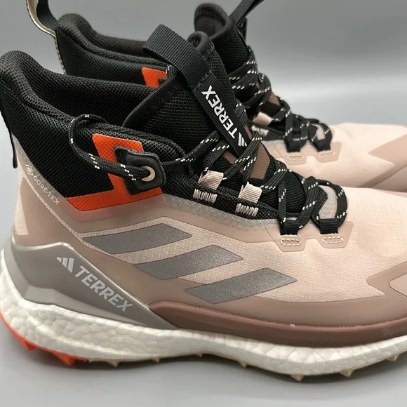 adidas Terrex Free Hiker 2 GORE-TEX Mens Hiking Boots Walking Shoes Wonder Taupe